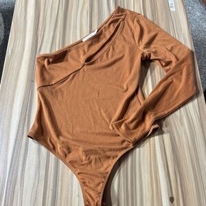 Lush Rust Long Sleeve Bodysuit
